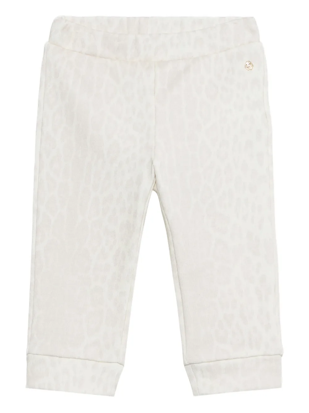 

Леггинсы из кожи ягуара Roberto Cavalli Junior, нейтральный
