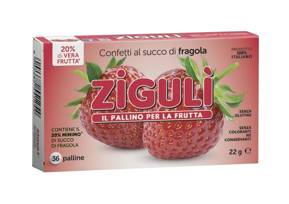 

Ziguli Strawberry Blister 36 мультивитаминных шариков Zigulì