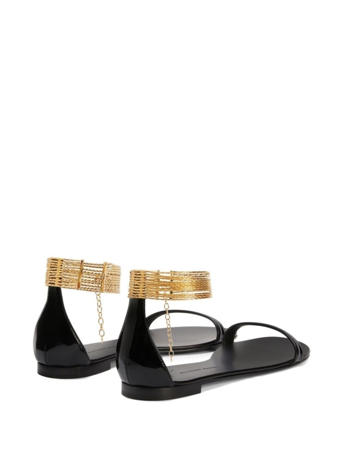 Giuseppe Zanotti сандалии Kay с ремешком на щиколотке, черный