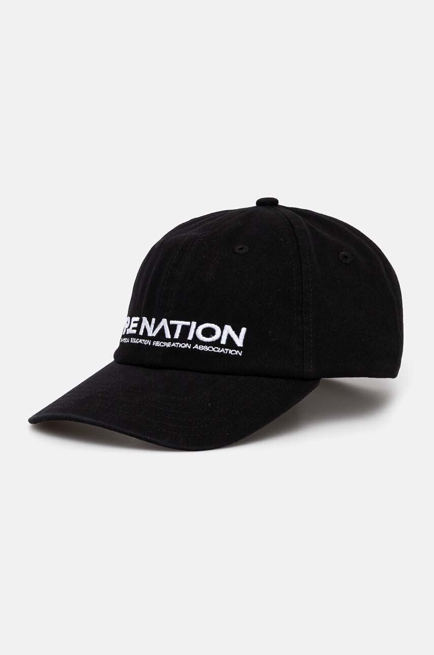 

Хлопковая бейсболка Homage Cap P.E Nation, черный