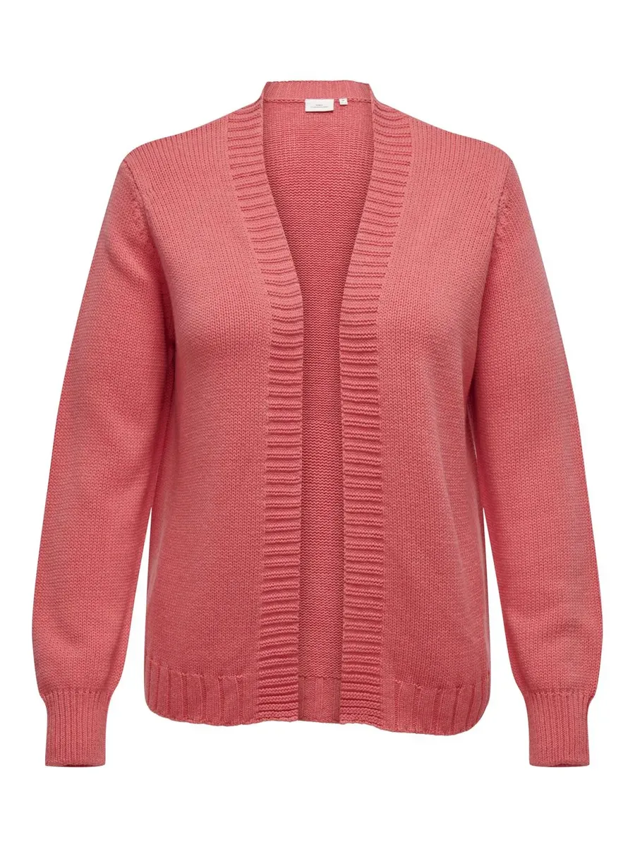 

Only кардиган CARMAKOMA "CARMILLE L/S OPEN CARDIGAN KNT" Only Carmakoma, цвет Rose Of Sharon