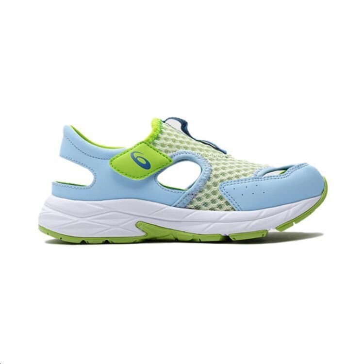 Сандалии детские серии RUNNING KIDS CONTEND PS зеленые/синие Asics, зеленый/синий — фото 2