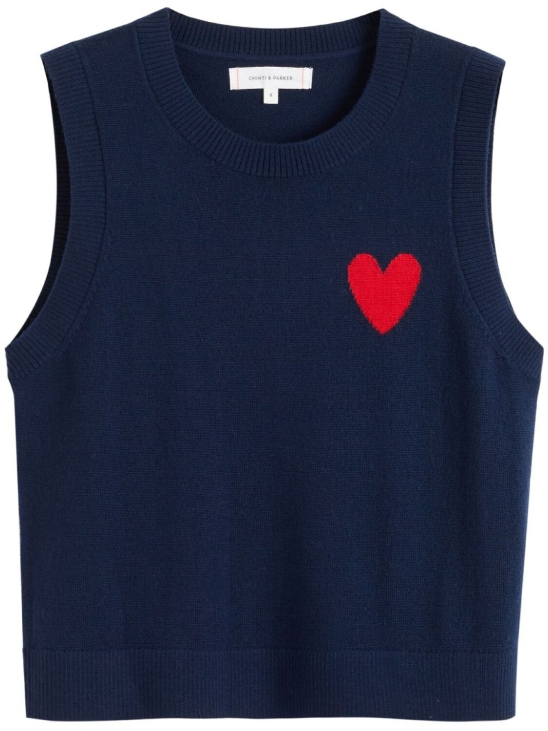 

Chinti & Parker топ Breton Heart, синий