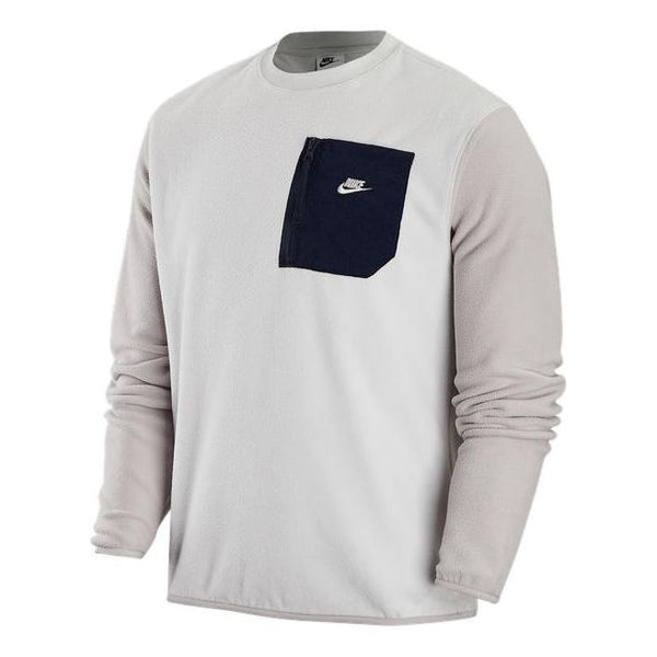 

Толстовка Nike logo pocket sweatshirt 'Beige', бежевый