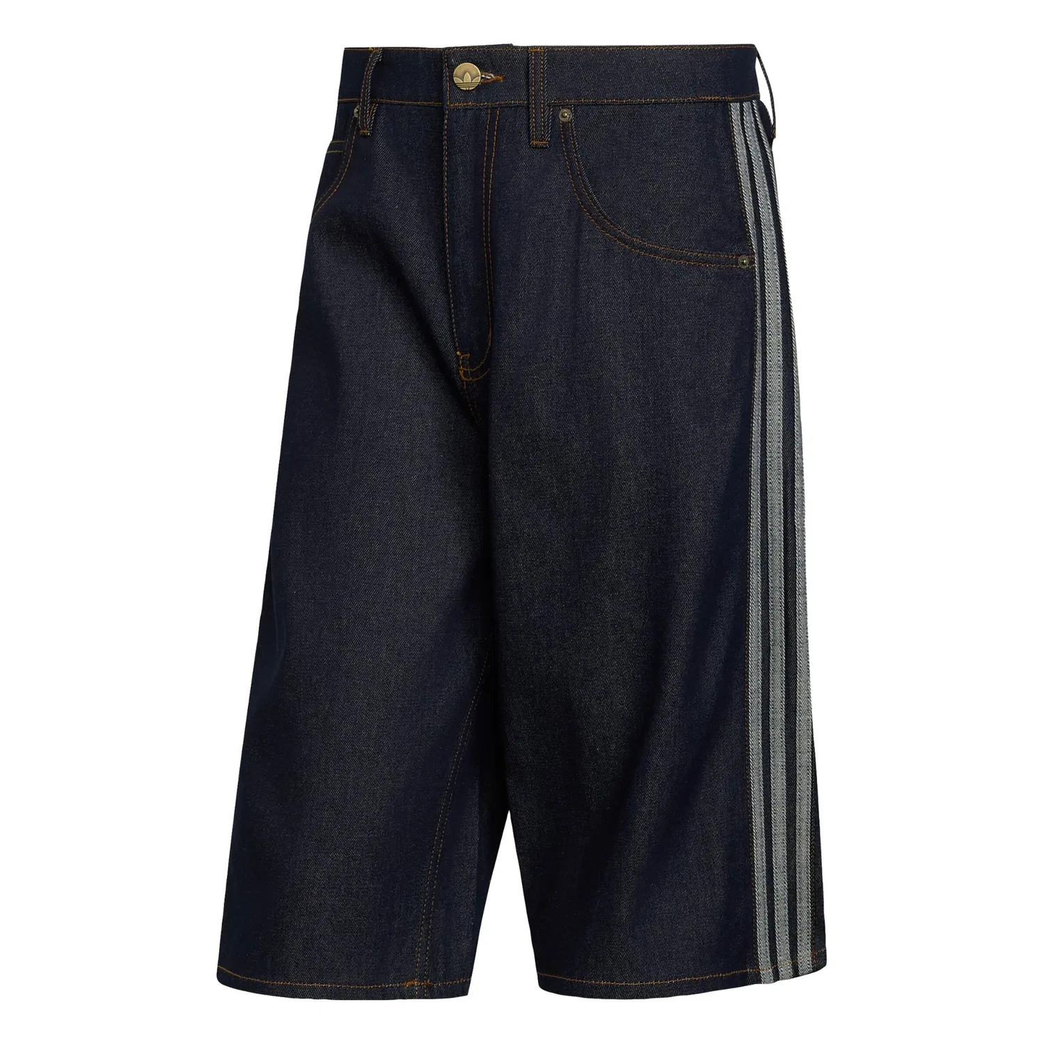 Джинсы Adidas Originals с широкими штанинами цвет Firebird Adicolor, темно-синие