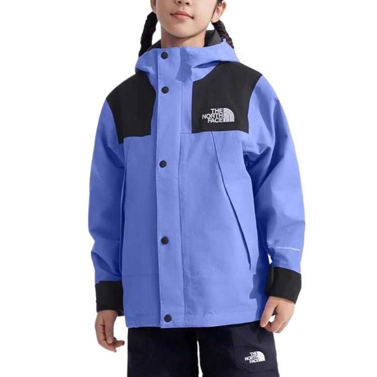 THE NORTH FACE Ветровка Mountain Blue Purple для детей 3-7 лет — фото 3