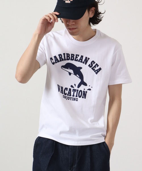 

Футболка с коротким рукавом, чесаный трикотаж, принт FUNALIVE, белый