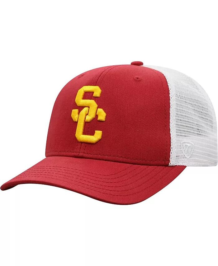 

Мужская белая кепка Cardinal USC Trojans Trucker Snapback Top Of The World
