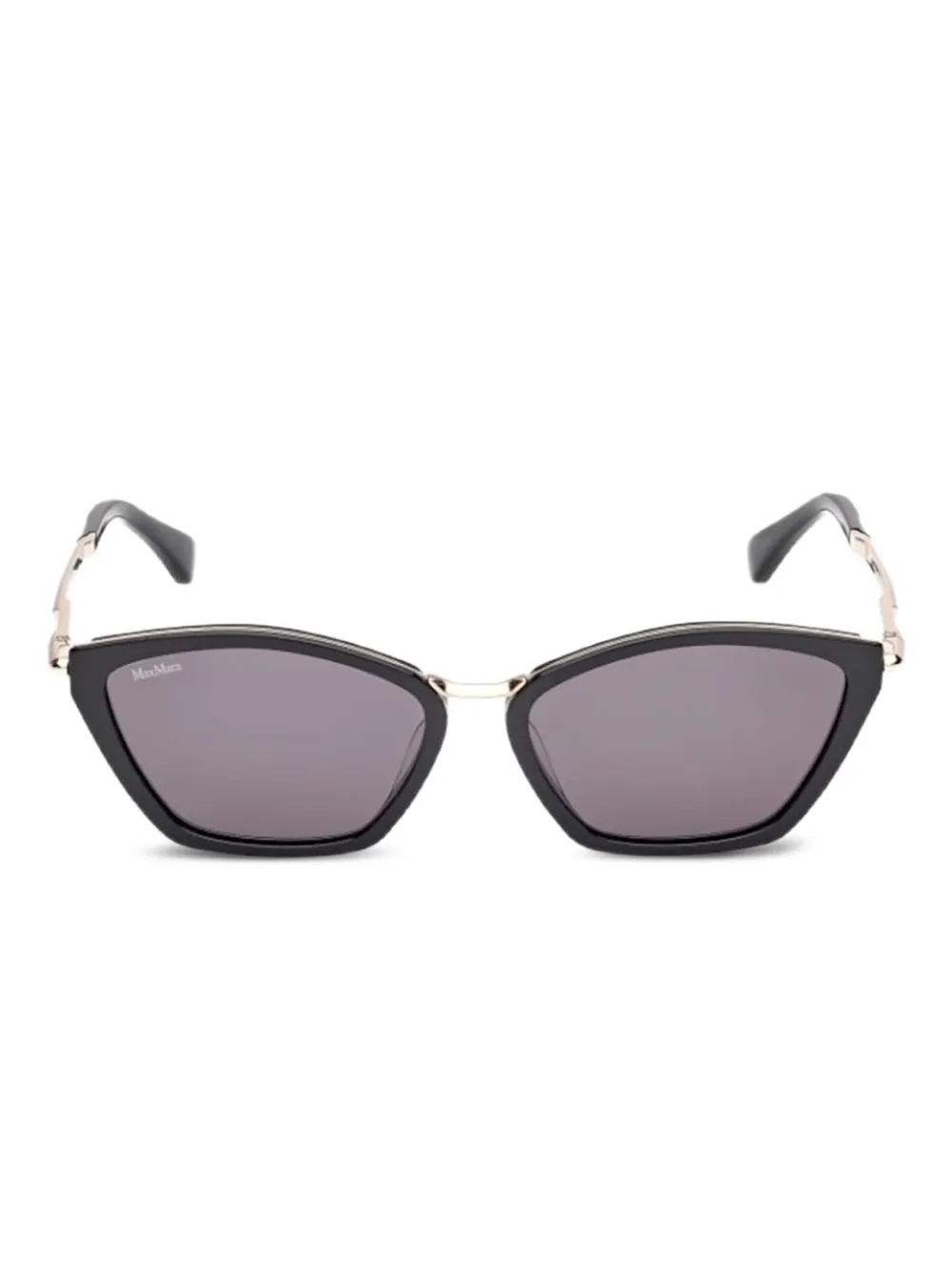 

Солнцезащитные очки в геометричной оправе Max Mara Eyewear, золотой