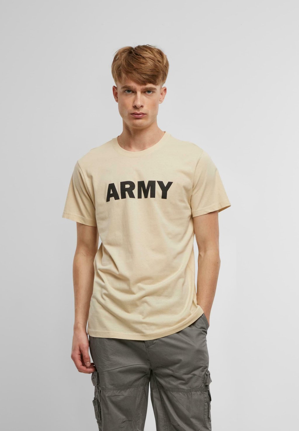 

Футболка с принтом ARMY Brandit, бежевый