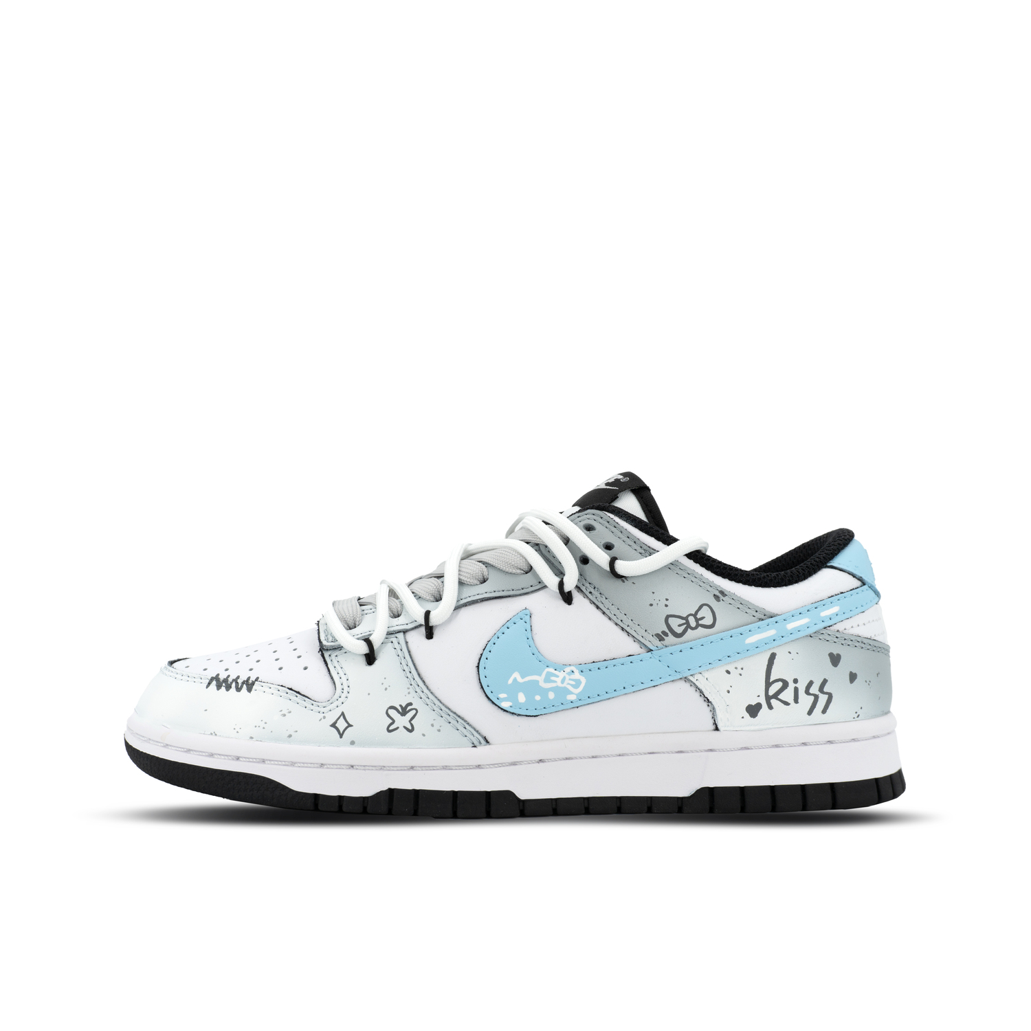 

Nike Кроссовки для скейтбординга Dunk Gorilla Mischievous XJDD Sweetheart Playmate Low top Unisex Blue White