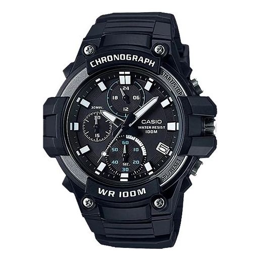 

Часы CASIO Waterproof Mens Navy Blue Analog, синий