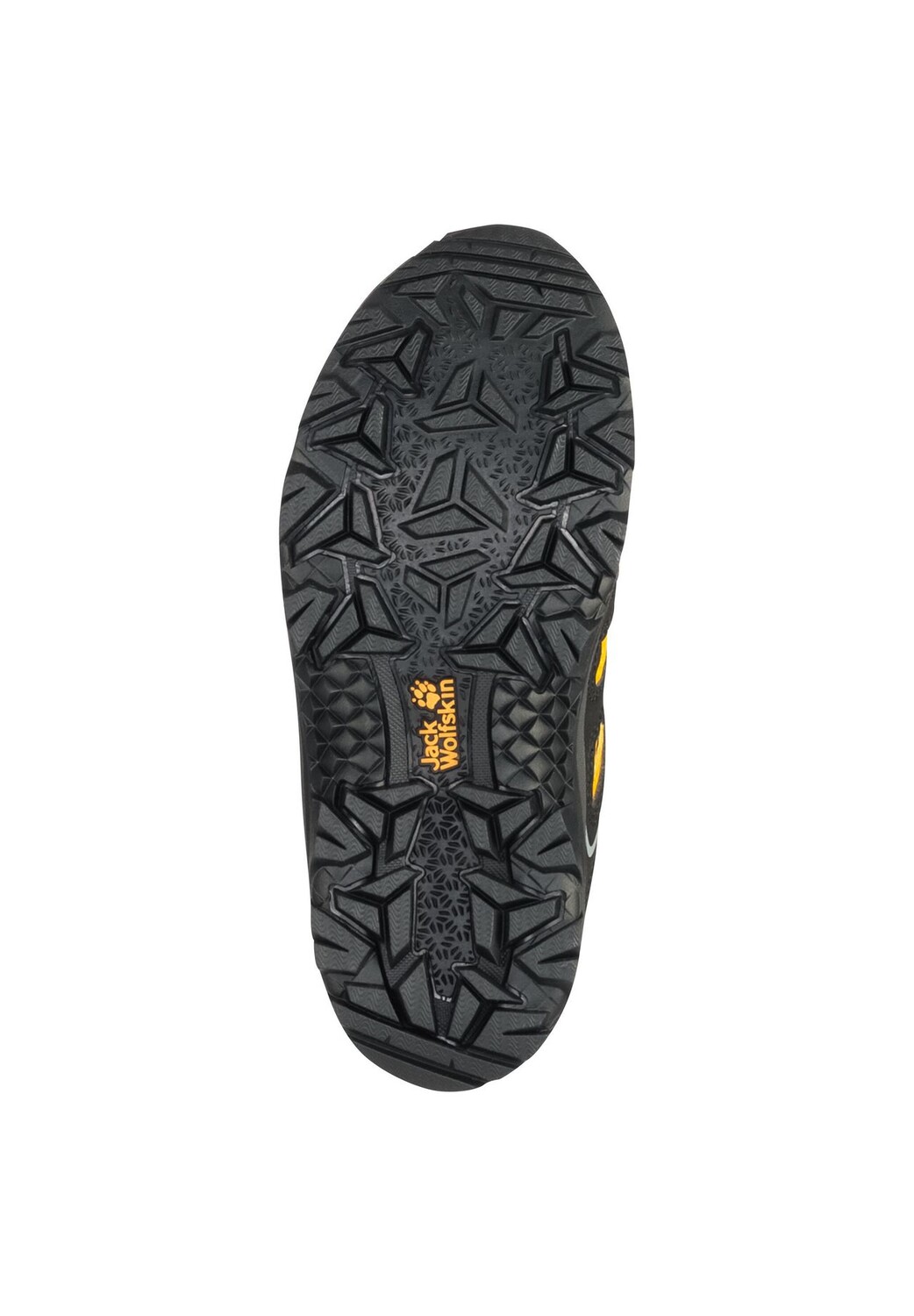 Кроссовки VOJO TEXAPORE LOW Jack Wolfskin, цвет Black / Burly Yellow — фото 3
