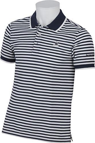 

Мужская тренировочная футболка-поло с коротким рукавом le coq sportif QB-710561, темно-синий