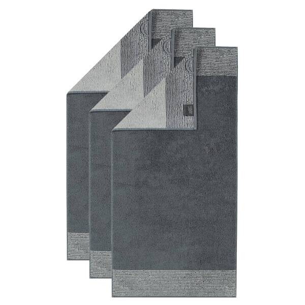 

Полотенце для рук Cawö Luxury Home Two-Tone 3er Pack, 100x10x50 см цвет schiefer