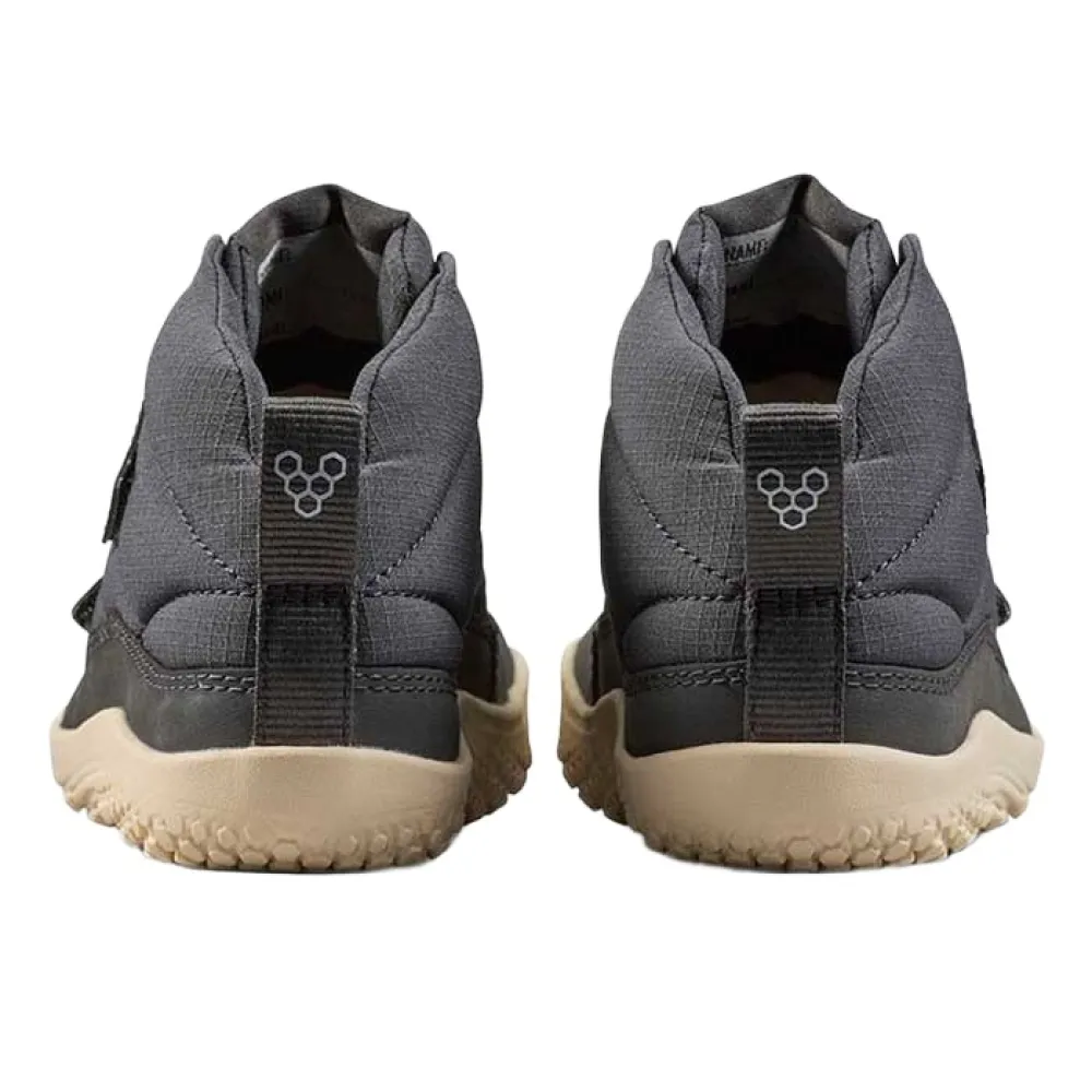 Детские кроссовки Vivobarefoot Gobi Hiber Barefoot Kids, серый — фото 4