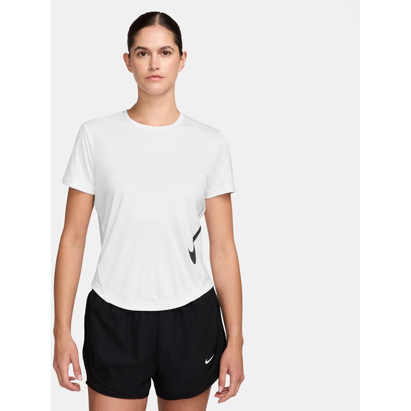 

T-Shirt w nk tempo swsh hbr df ss top Nike, мультиколор
