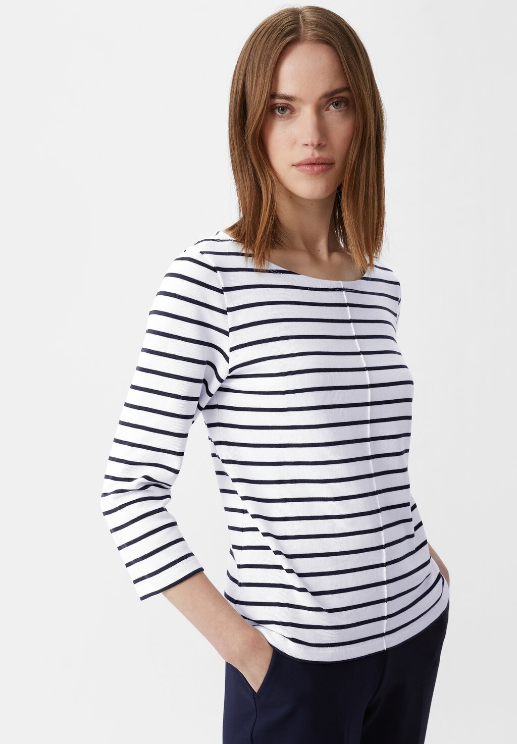 

Вязаный свитер comma casual identity, цвет tiefblau
