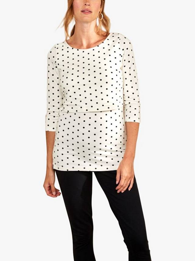 

Топ для кормления Spot Bshirt, Cream/Black