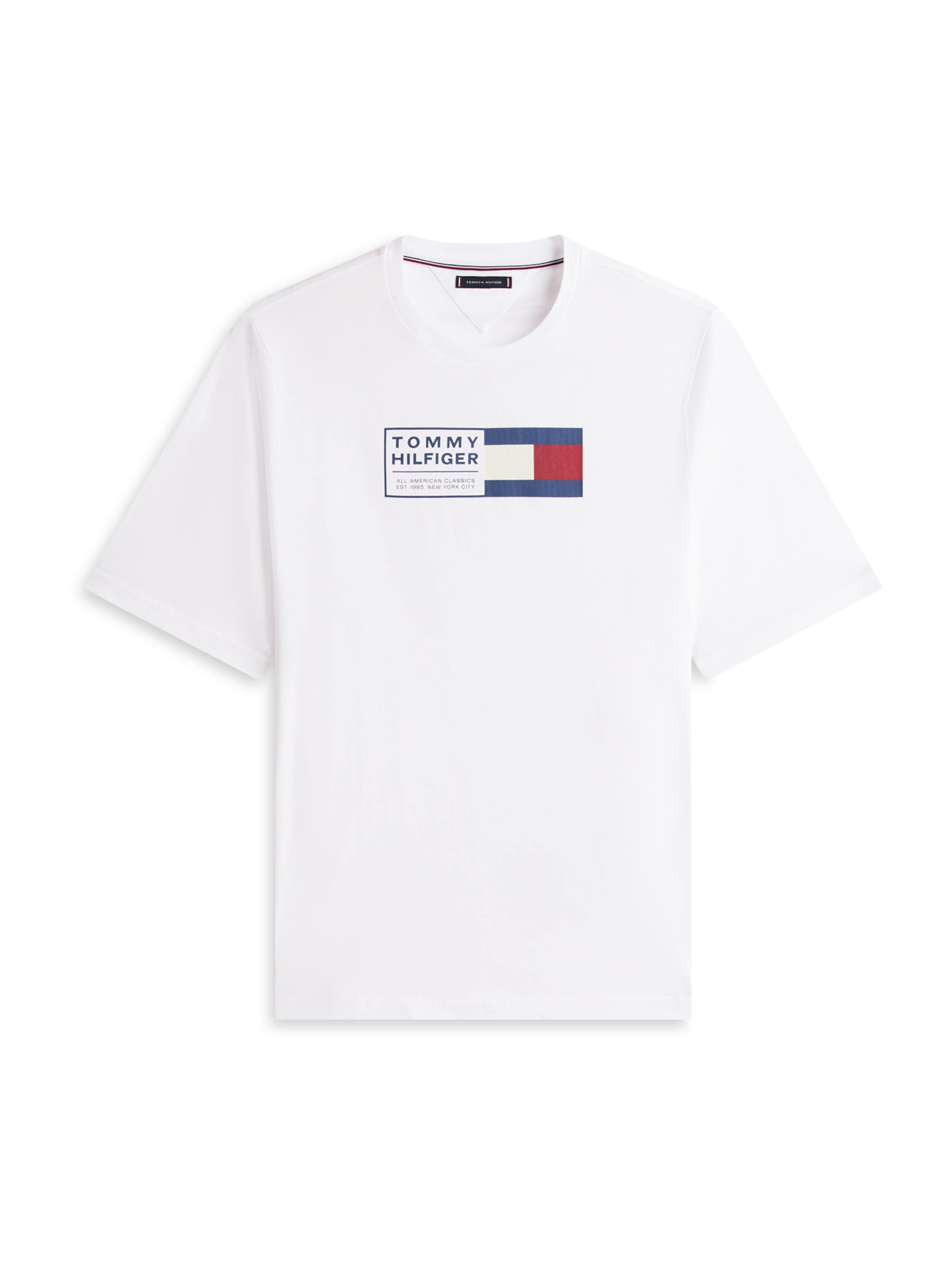 

Tommy Hilfiger Big & Tall Футболка 'BRAND LOVE' в цвете White, Off White