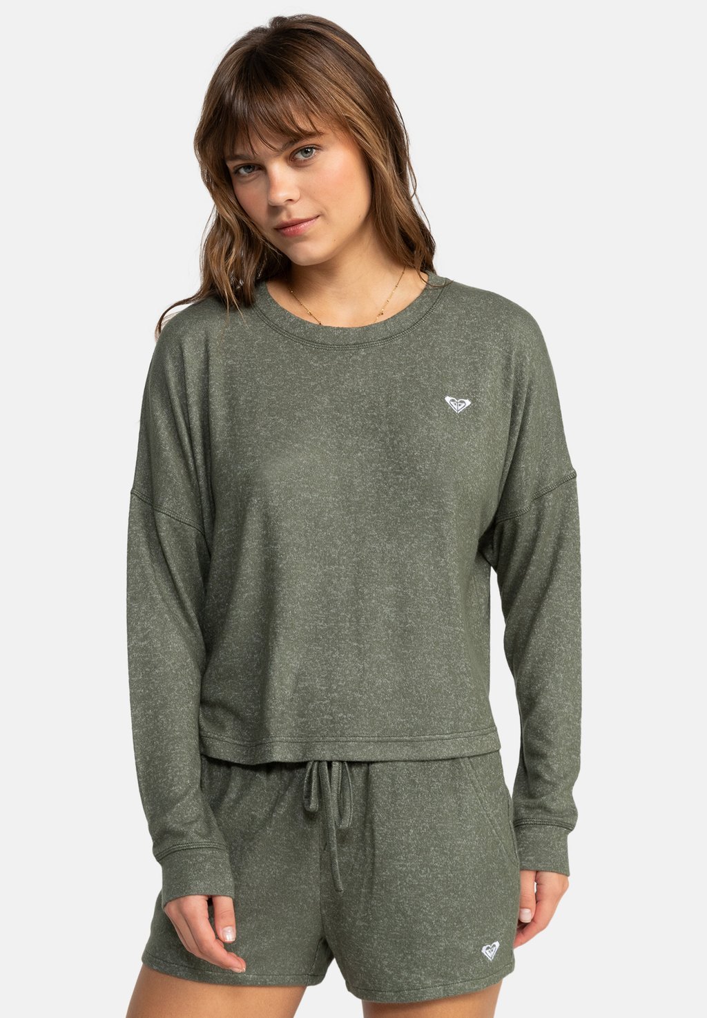 

Топ с длинными рукавами SATURDAZE COSY Roxy, зеленый