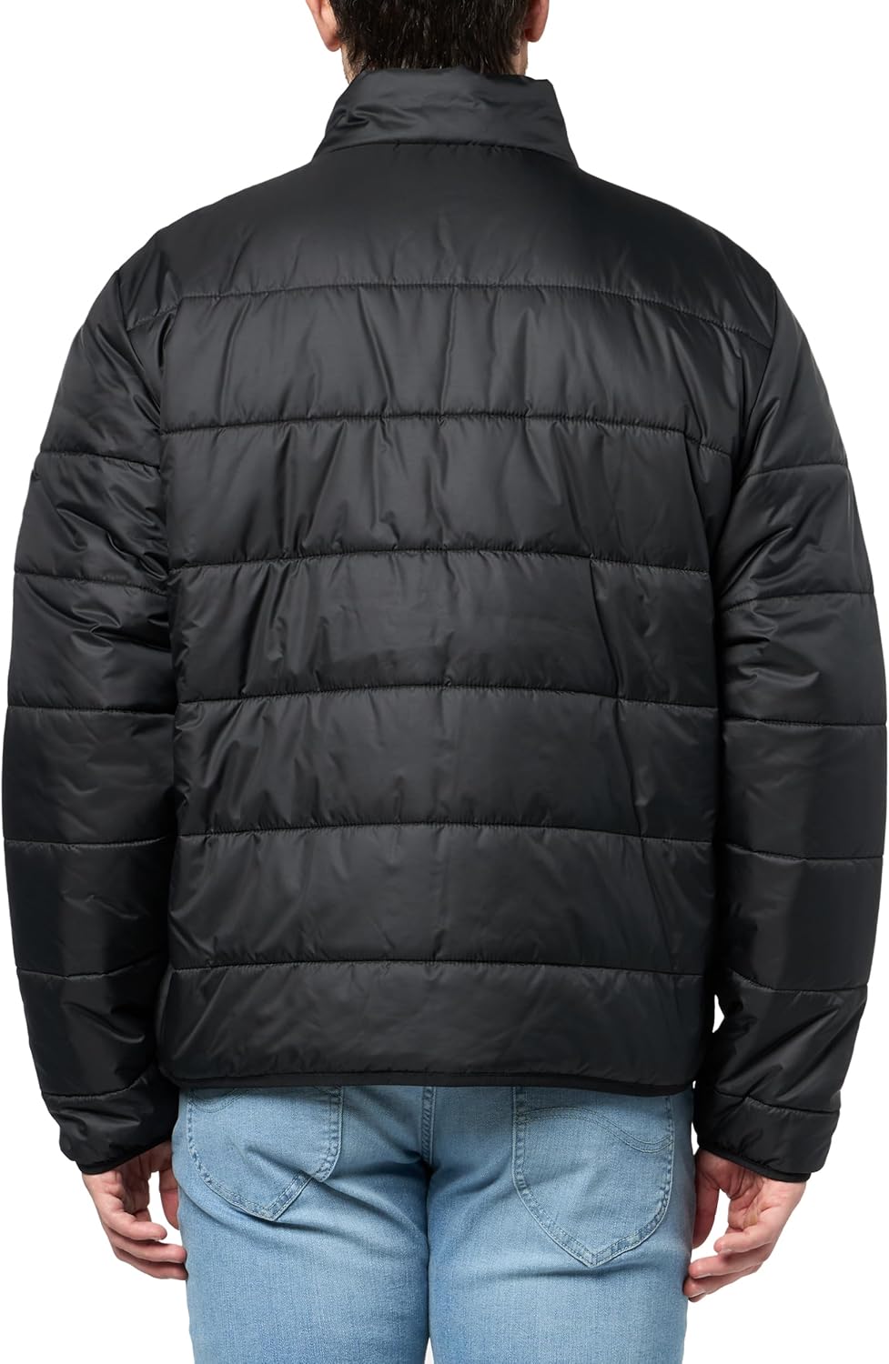 Lacoste мужская короткая легкая водоотталкивающая пуховая куртка, Black — фото 2