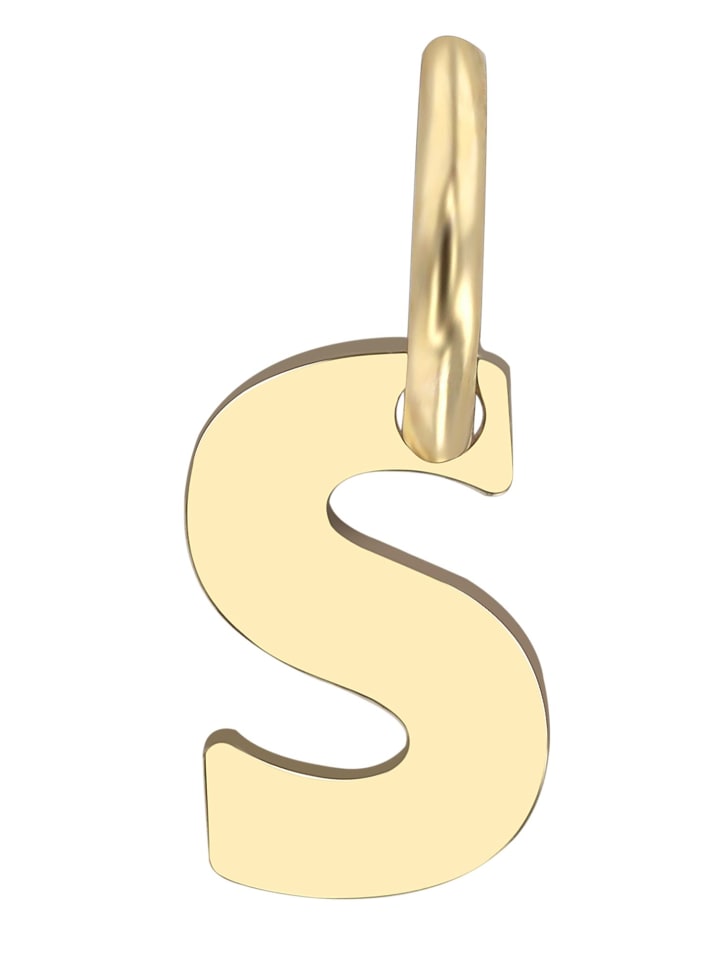 

Adeliás Кулон унисекс - кулон в виде буквы N, изготовленный из золота 375 пробы