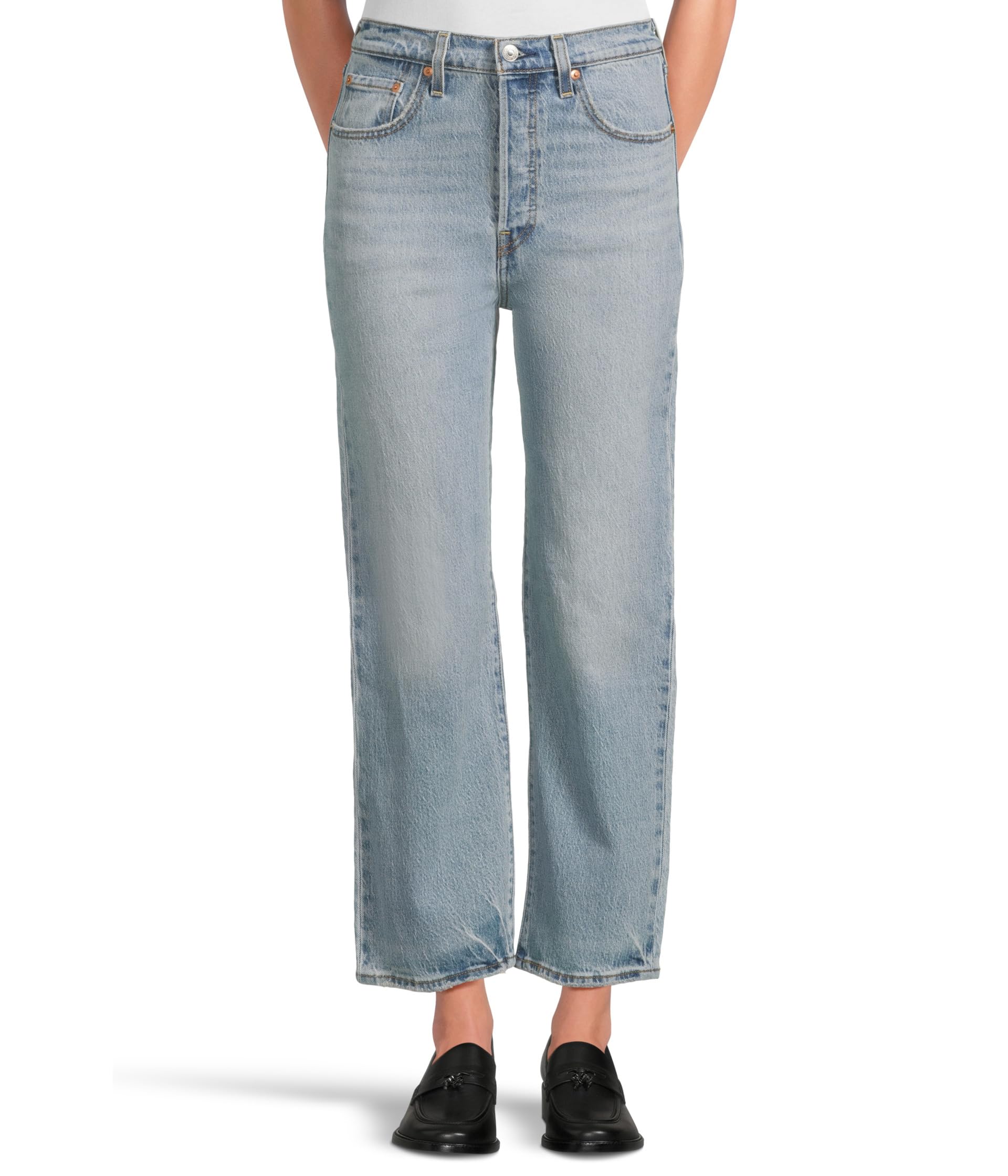 

Джинсы Levi's Premium Ribcage Straight Ankle, цвет Let's Share