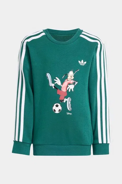 Спортивный костюм детский трикотажный Adidas Originals, зеленый — фото 3