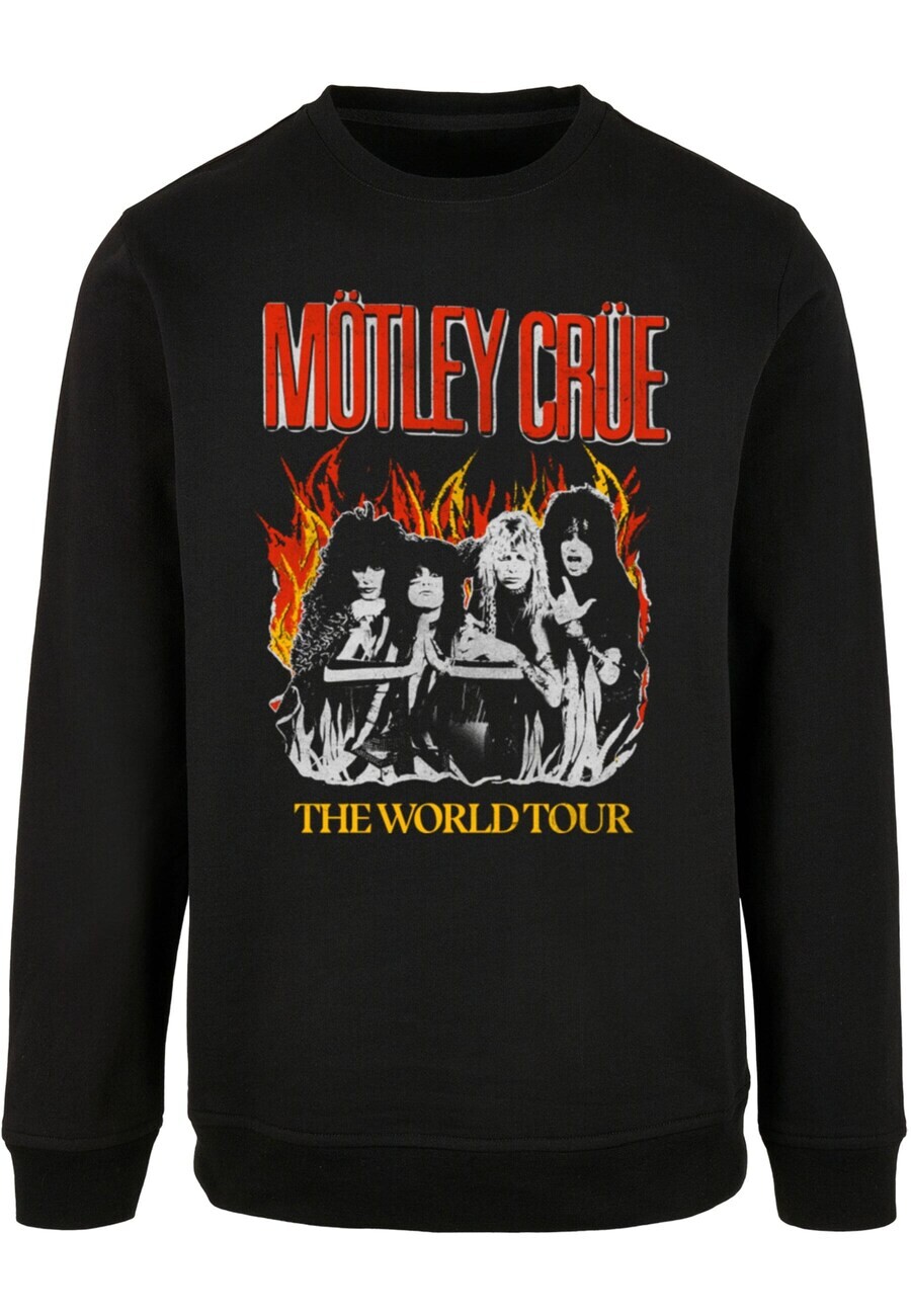 

Свитер Merchcode Sweatshirt Motley Crue - Vintage World Tour Flames, черный