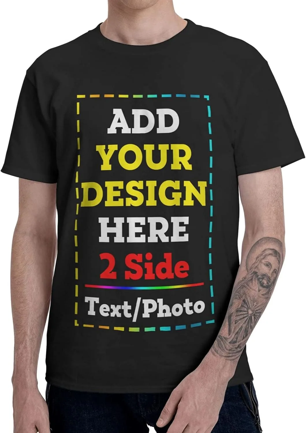 

Футболка с возможностью нанесения своего дизайна PTCTWD