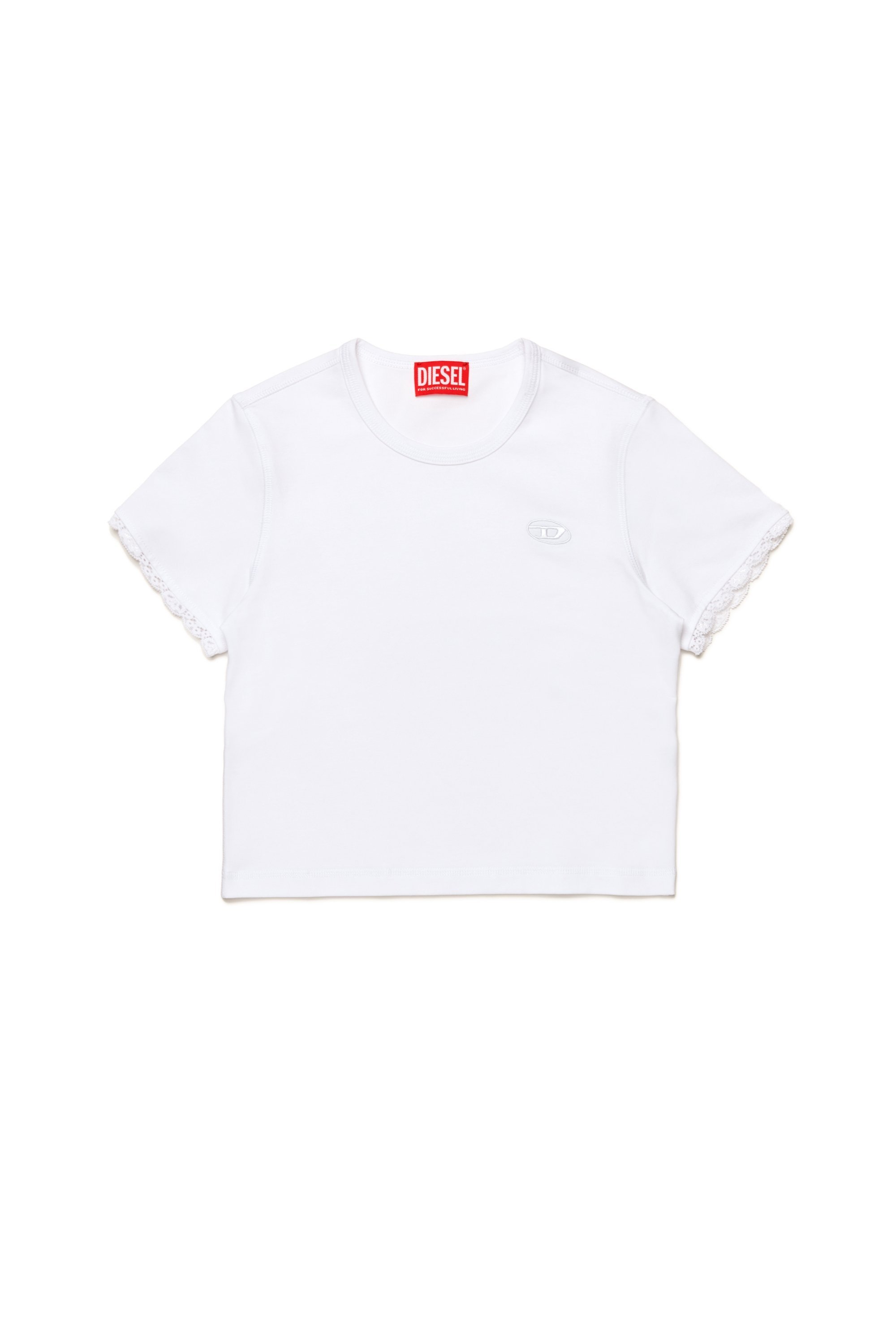 Детская футболка с одним острием Diesel, white
