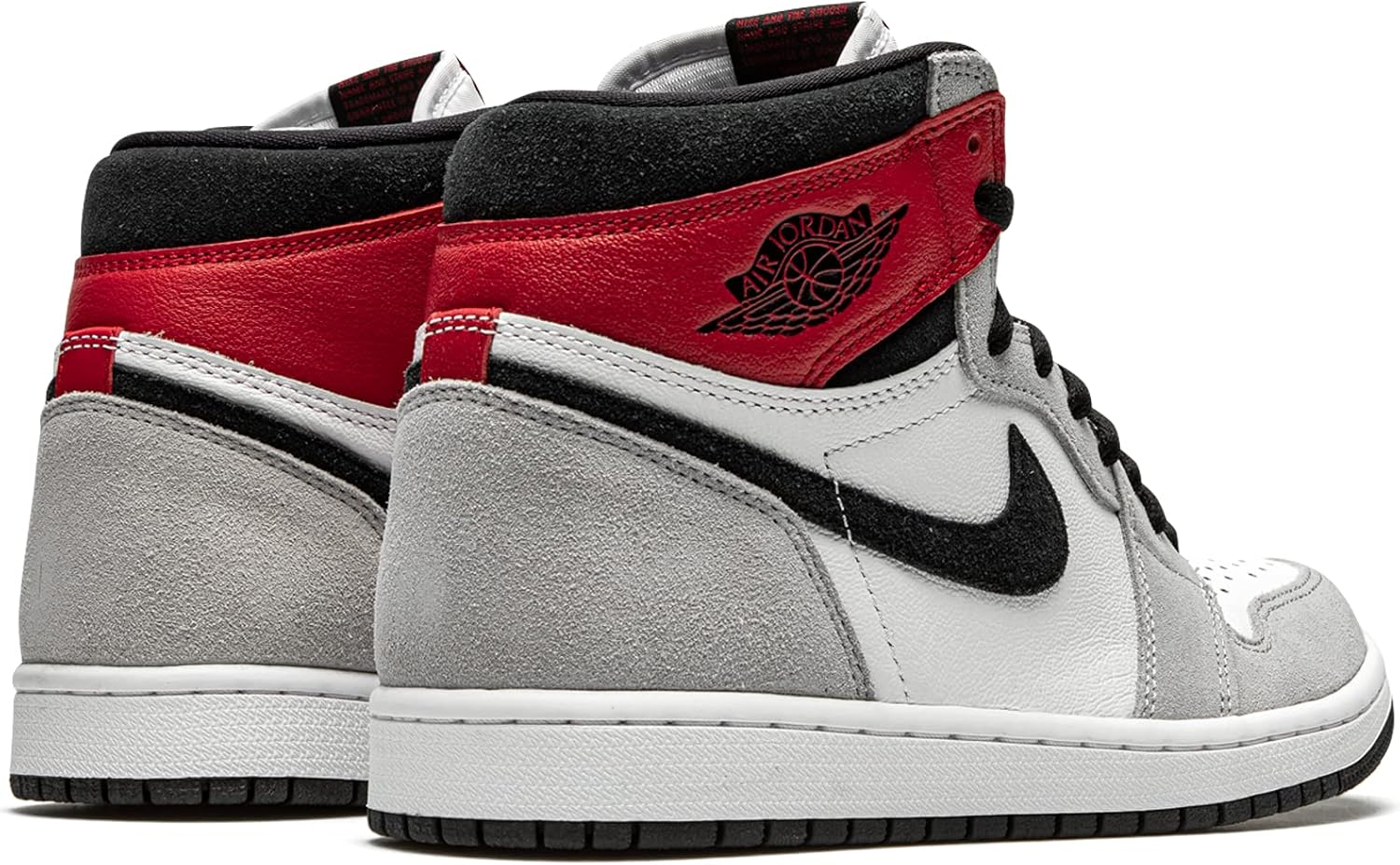 Мужские кроссовки AIR JORDAN 1 Retro High Og, White/Black-Light Smoke Grey-V — фото 3