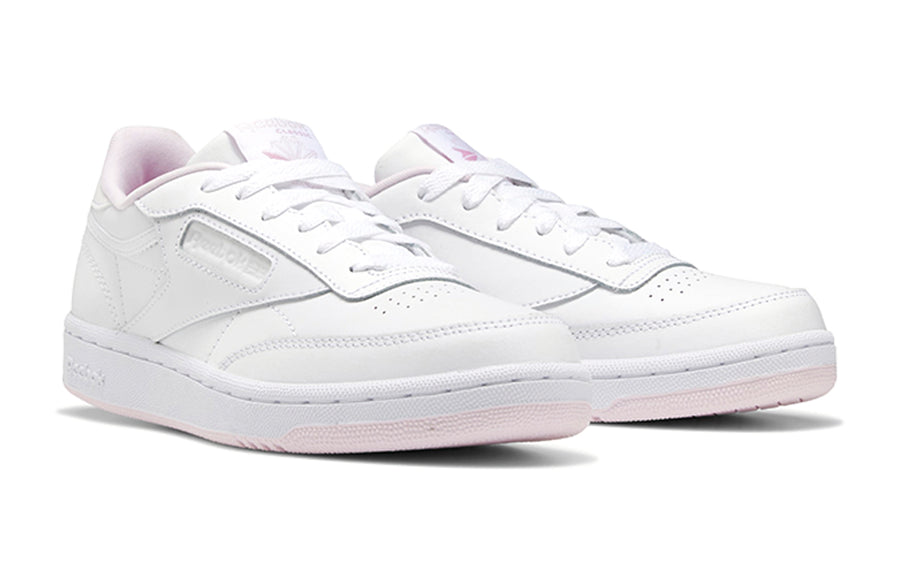 Кеды Kids Reebok Club C Skate shoes 'White Pink', белый — фото 3