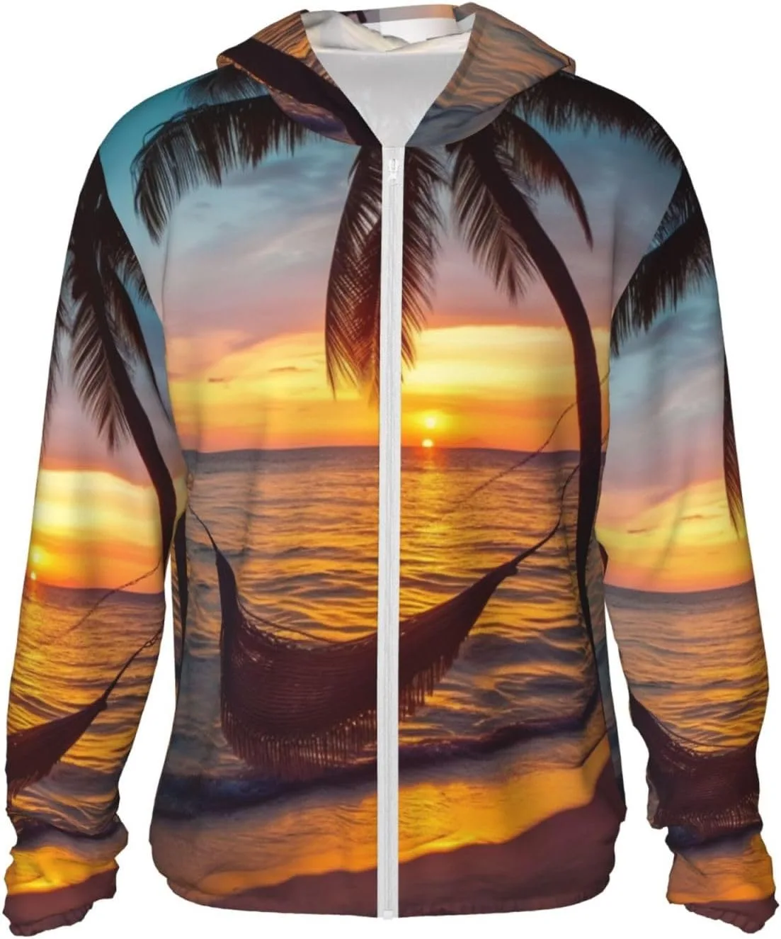 

Мужская рубашка от солнца Coconut Beach Sunset Hammock UPF 50+ NBSKSDLK
