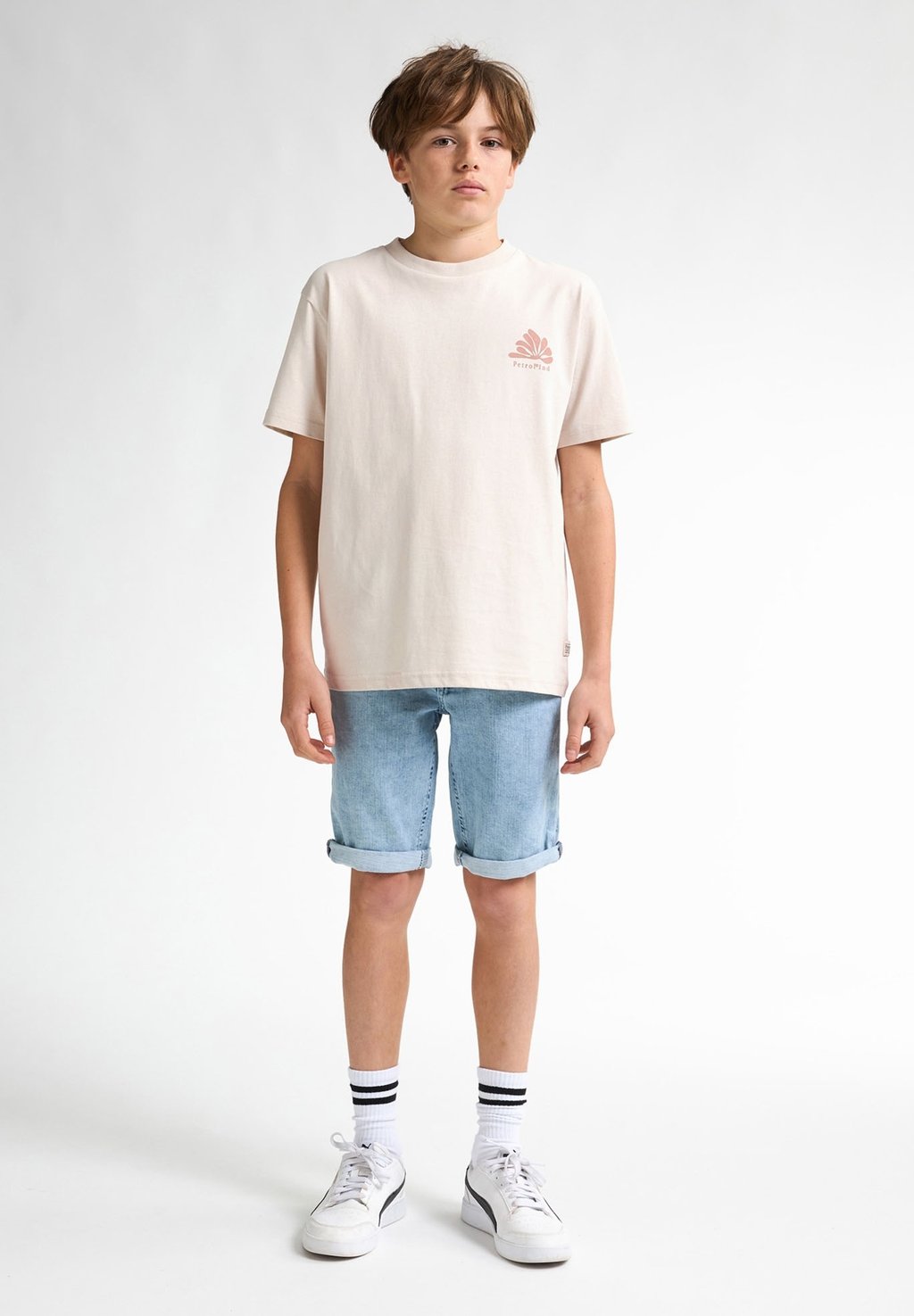 

Джинсовые шорты BASSANO DENIM TEAL Petrol Industries, бежевый
