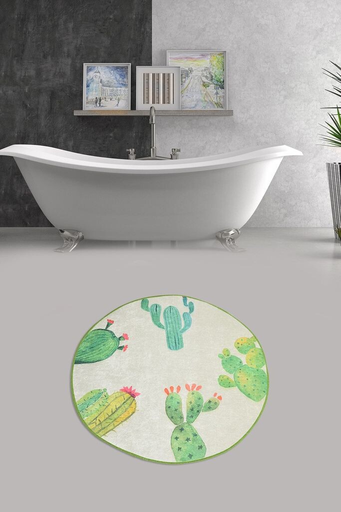 

Mijolnir, Cactus- CHL1235, Colorful, коврики для ванной, 700 г/м², 100% микрополиамид, мультиколор