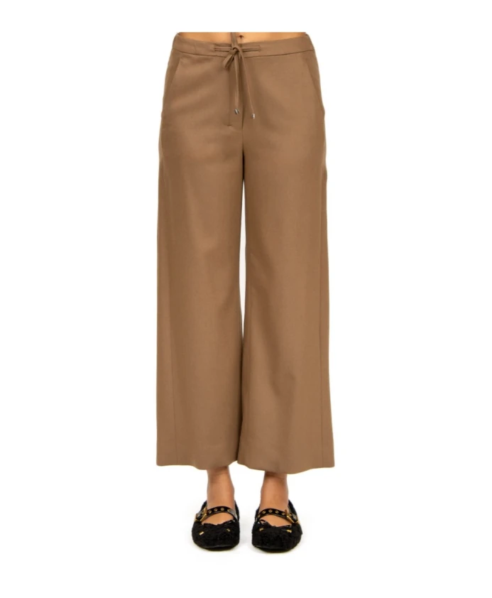 

Спортивные штаны из фланелевой ткани верблюжьего цвета Max Mara, коричневый