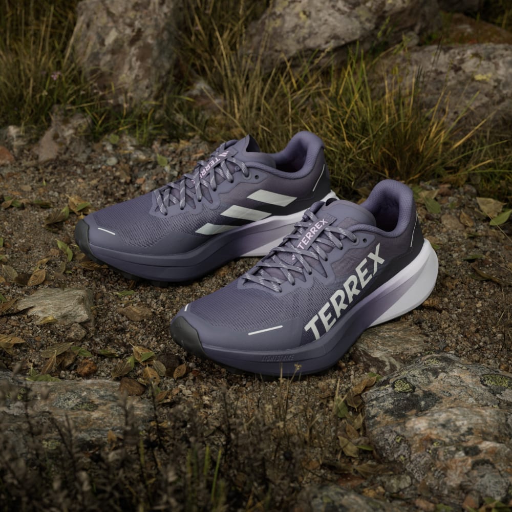 Кроссовки Adidas Terrex Agravic 3 Trail Running Shoes, цвет Preloved Violet/Grey One/Powder Plum — фото 4