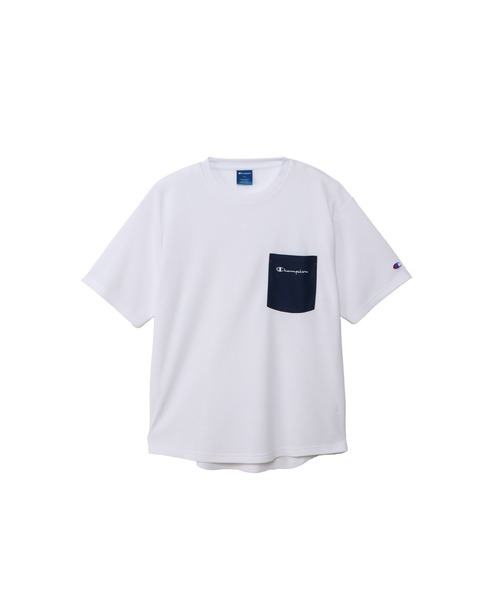 

Мужская футболка спортивная с коротким рукавом Champion, белая