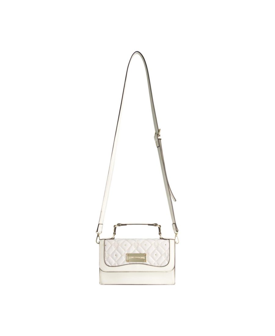 

Джинсовая сумка с клапаном и заклепками True Religion, White