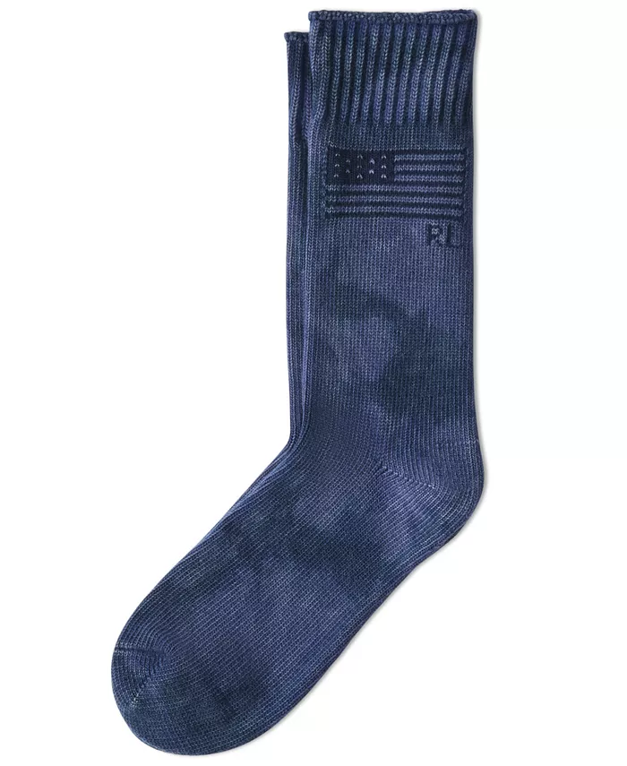 

Мужские носки Indigo Piece Dye для ботинок Polo Ralph Lauren, синий