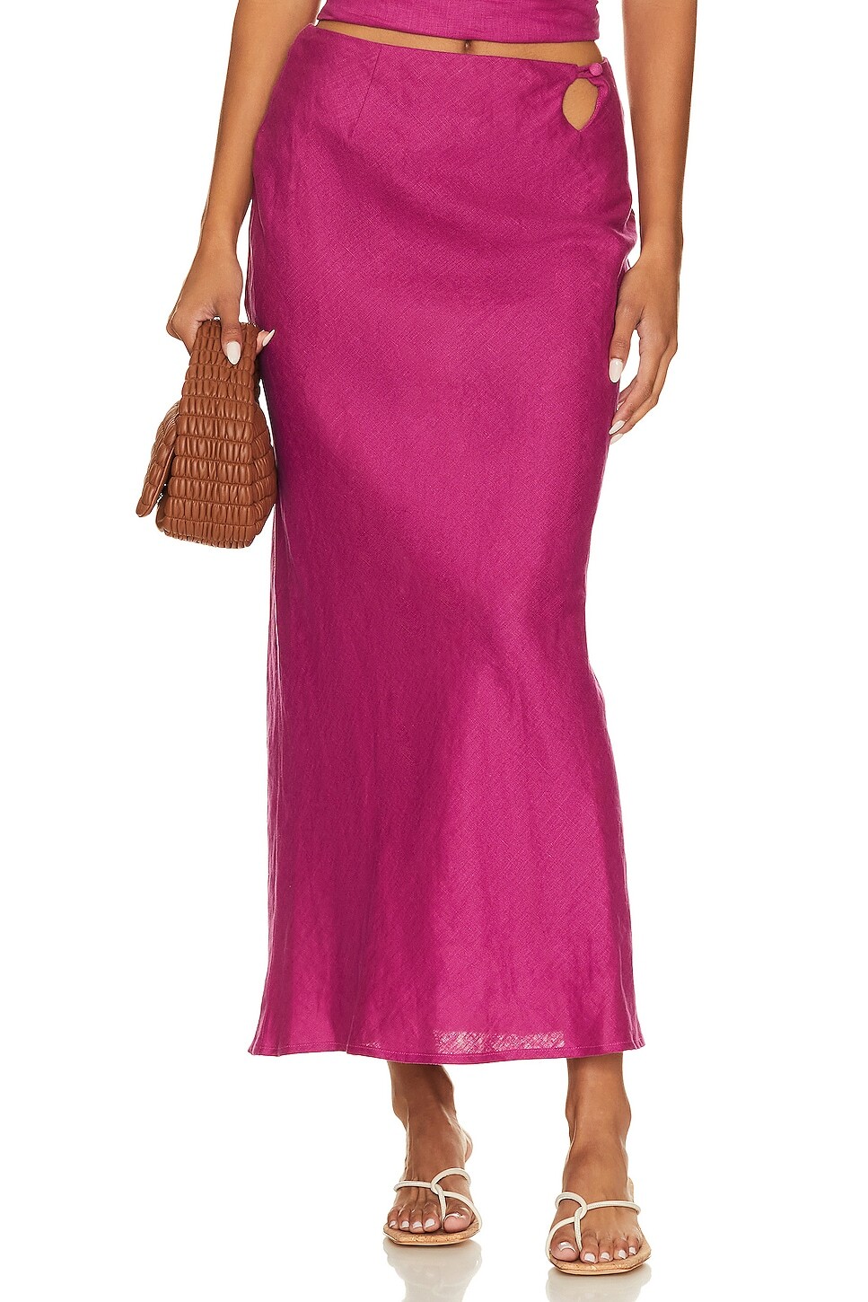 

Юбка FAITHFULL THE BRAND Estina, цвет Magenta