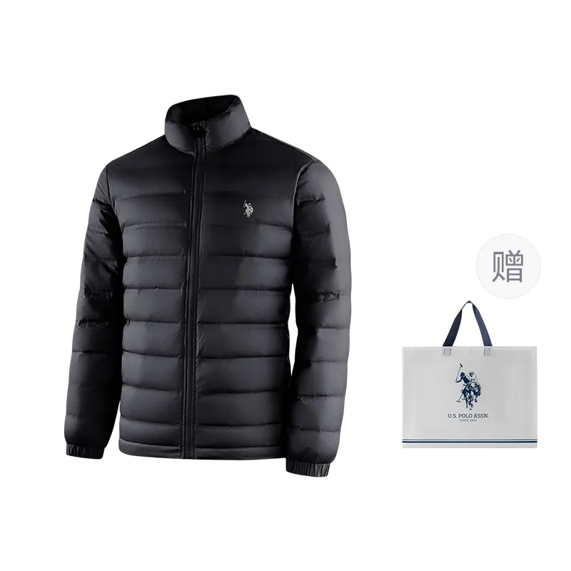 Мужская пуховая куртка U.S. POLO ASSN., черный