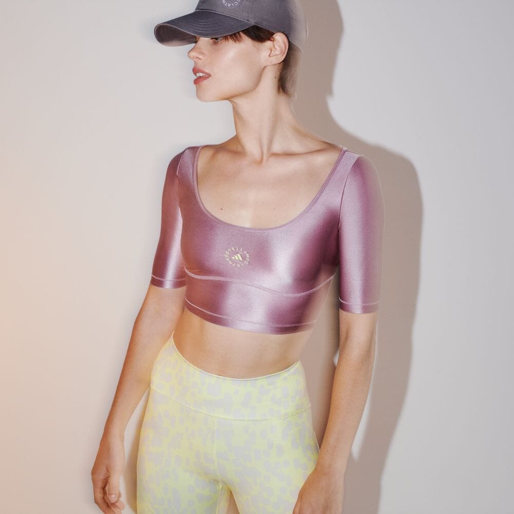 

Топ Adidas ADIDAS BY STELLA MCCARTNEY CROP TOP, цвет Magic Mauve