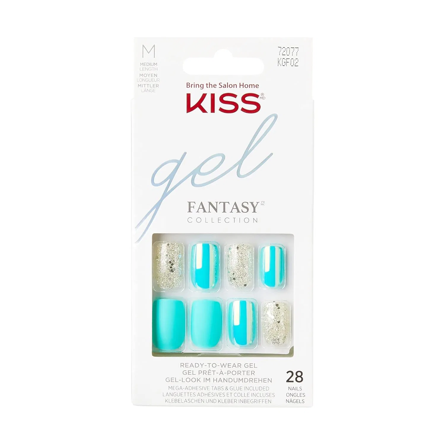 Накладные ногти «Glam Up Fantasy Nails» от Kiss Kiss