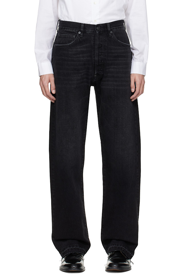 

Джинсы прямого кроя Maison Margiela, черный