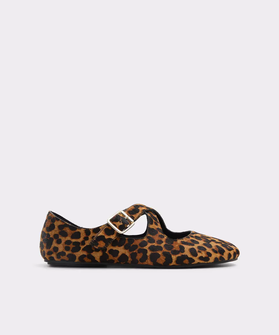 

Женские кожаные тапочки с круглым носком Aldo, коричневый