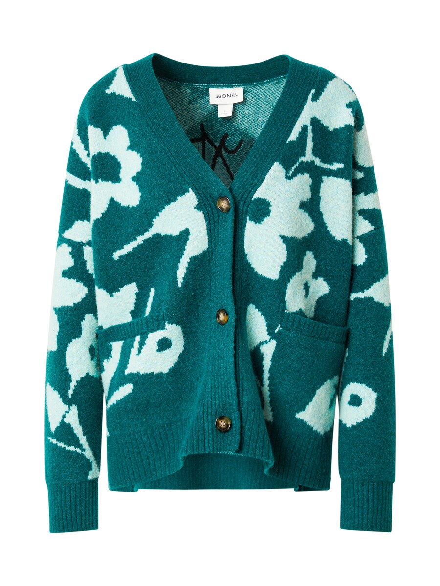 

Вязаный кардиган Monki, цвет Green/Mint