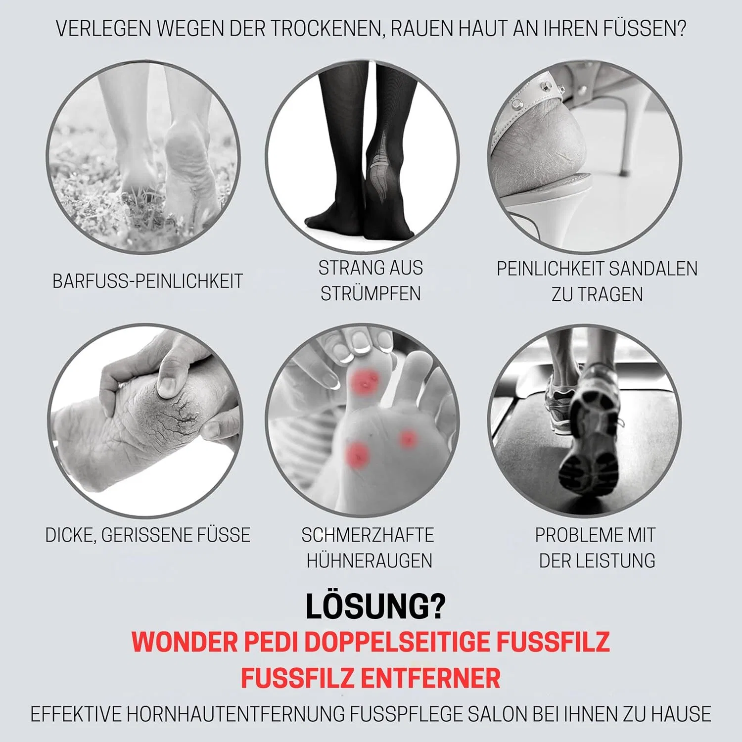 Двусторонняя металлокерамическая пилка для ног Wonder Pedi Wonder Pedi — фото 2
